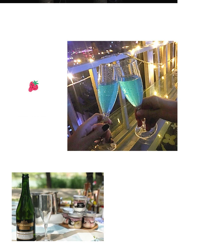 Белый пластиковый акриловый бокал Moet, бокал для шампанского, акриловые пластиковые стаканчики, праздничные вечерние стаканы для напитков, бокал для вина