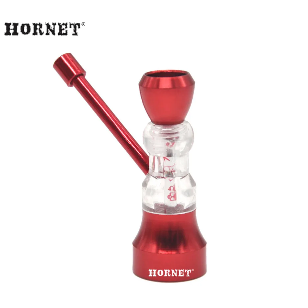 Металлическая курительная трубка HORNET смешная акриловая для воды Металлические