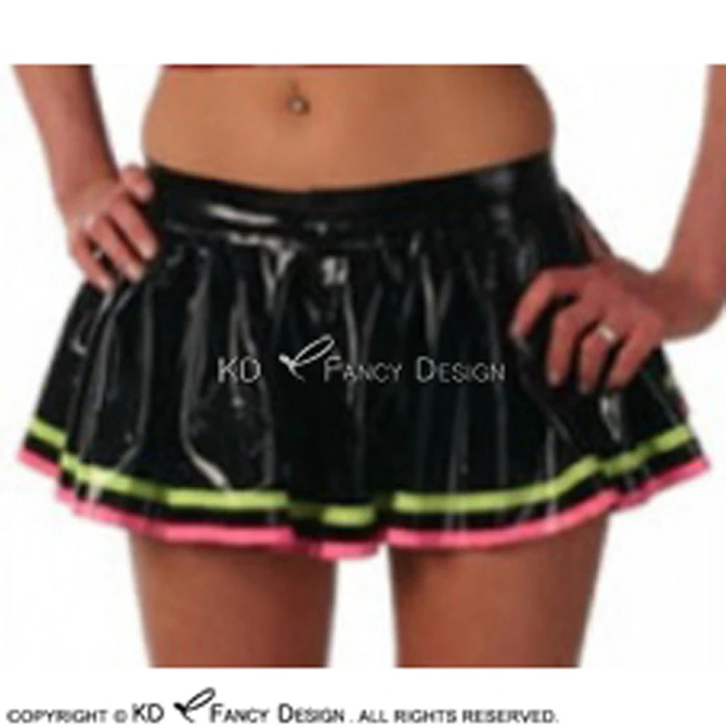 Черные и зеленые розовые сексуальные латексные юбки DQ 0032|Женские юбки| |