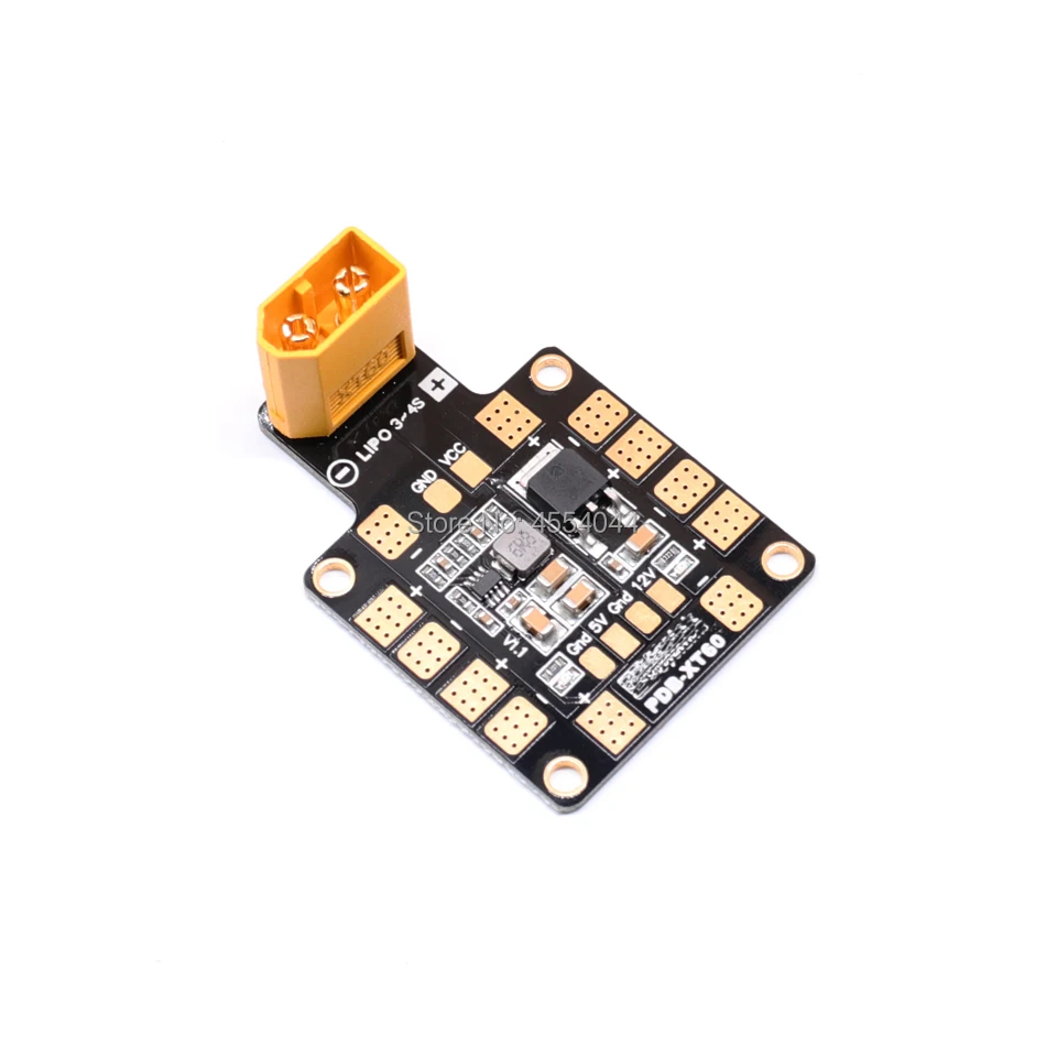 Matek Systems PDB XT60 W/ BEC 5 В и 12 2 унции Медь для радиоуправляемого вертолета FPV
