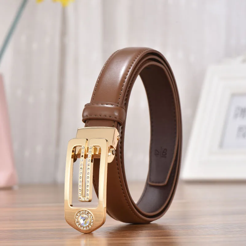 BONJEAN Women's Leather Belt Jeans Dress with Diamond Swan Buckle designer luxury belts top quality brand belt | Аксессуары для