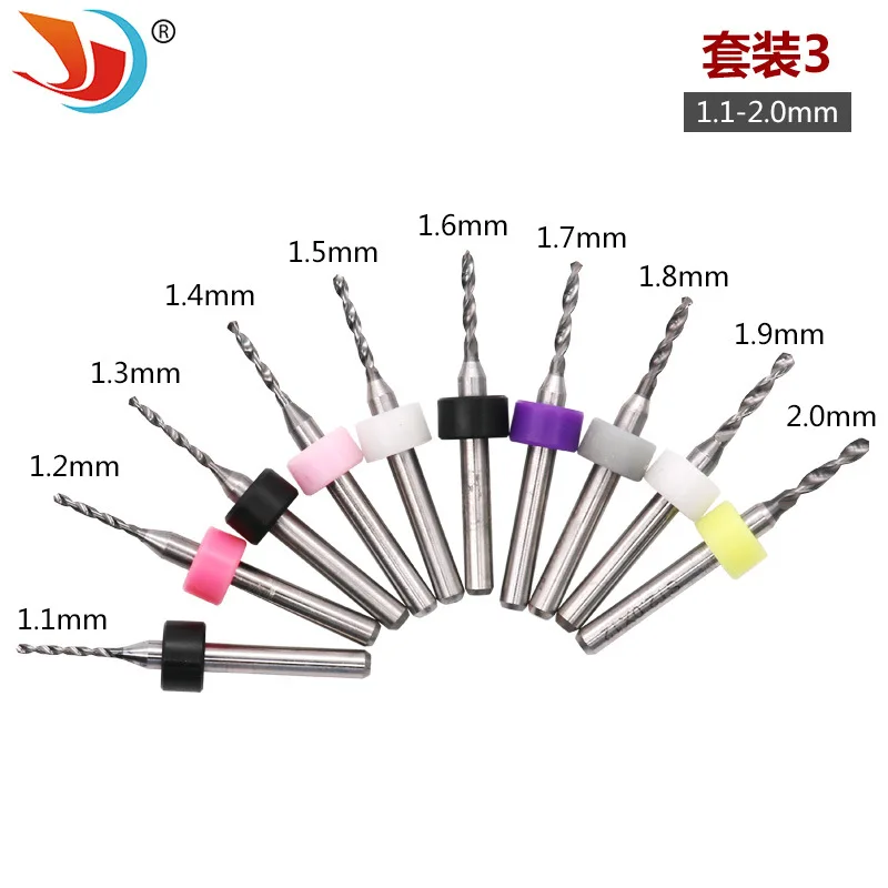 10 шт. мини-сверла для печатной платы карбид вольфрамовой стали сверла станка с