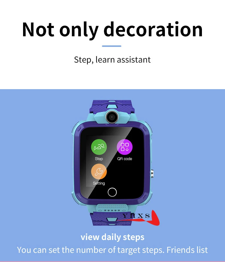 IP67 Waterproof Smart 4G Remote Camera GPS WI-FI Kids Children Students Wristwatch SOS Video Call Monitor Tracker Location Watch