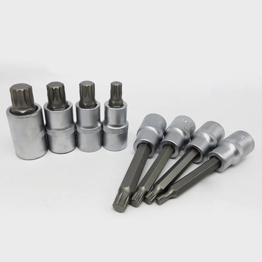 

26PCS M5-M16 12 Angles Screwdriver Tool For Socket Wrench Kit