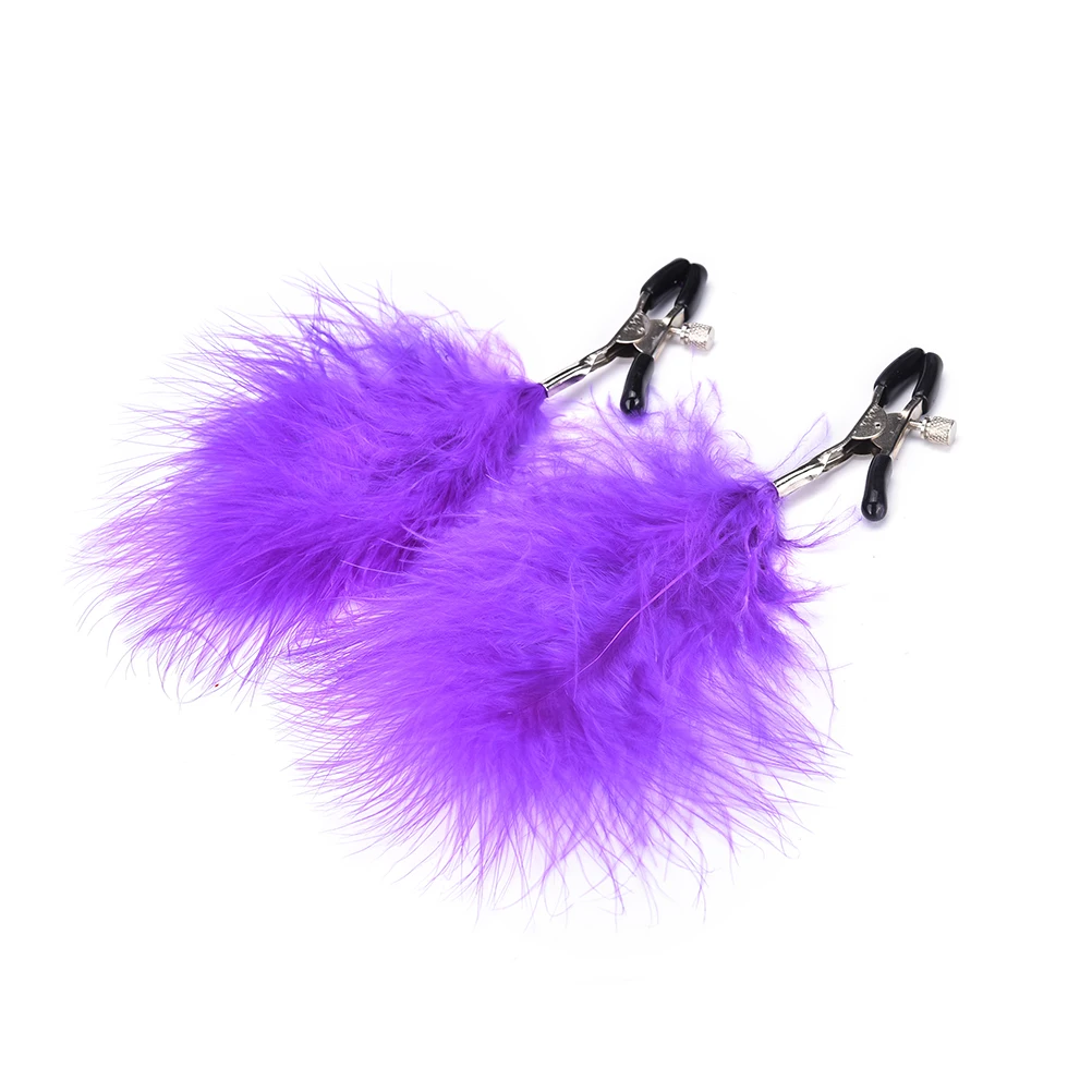 1 пара экзотических аксессуаров стальной зажим для груди стимуляция прищепки