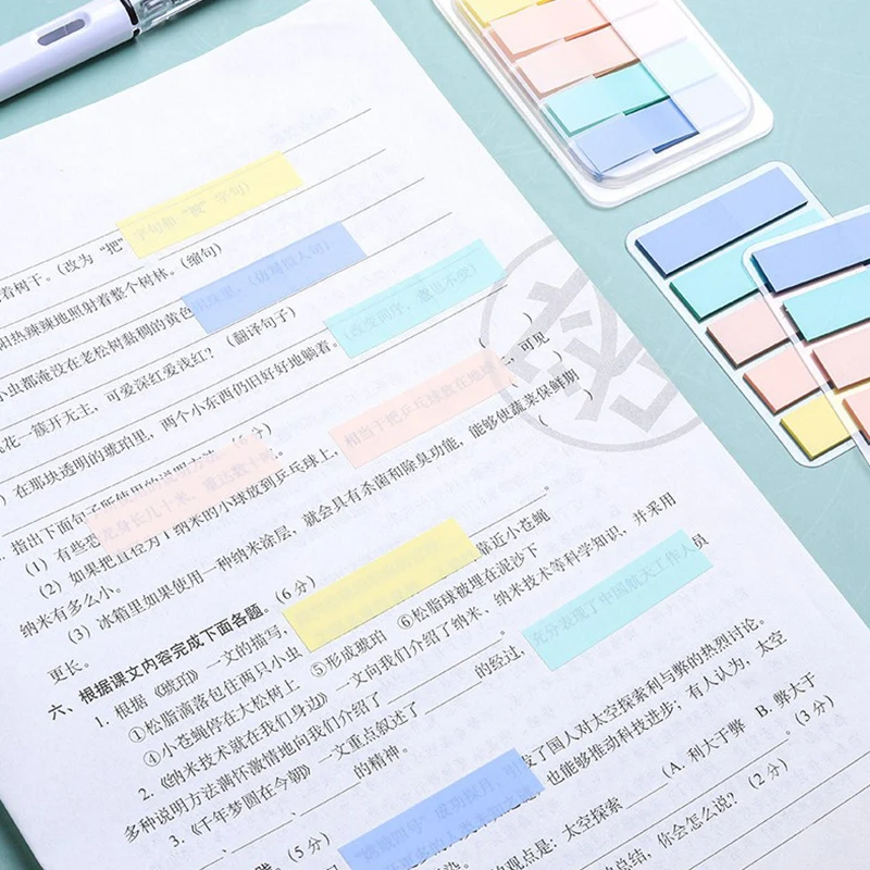 

100 sheets Self Adhesive Memo Pad Sticky Notes Bookmark Marker Memo Sticker