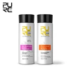 Уход за волосами и кожей головы товары PURC, Кератиновое выпрямление волос, бразильский Кератиновый уход и очищающий шампунь, набор для ухода за волосами