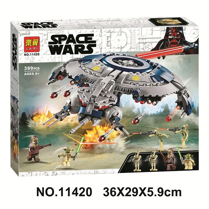 2020 Звездные войные перехватчик крупных Vonreg истребитель Lepining Starwars 75233 75242 75240 75239