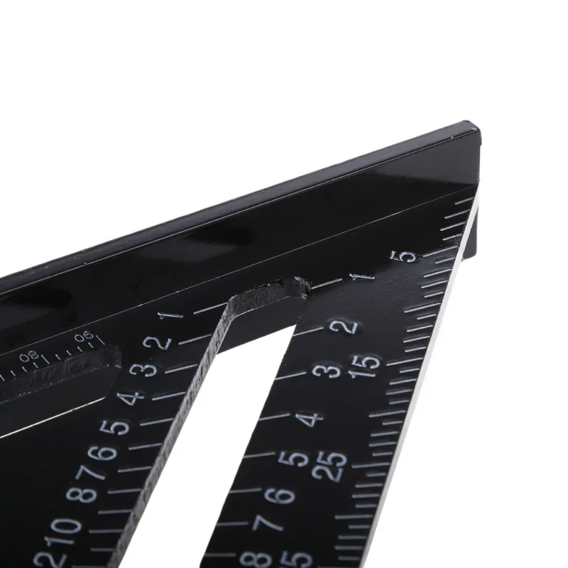 

D08D 7 Inch Metric Aluminum Alloy Speed Square Roofing Triangle Angle Protractor