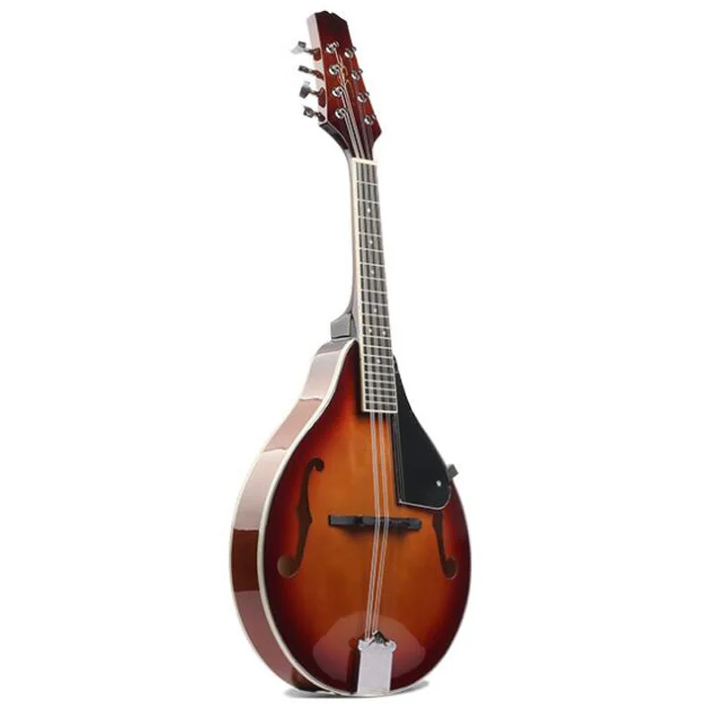 Dropship-8-String деревянная мандолиновая акустическая Глянцевая точиджи стальная