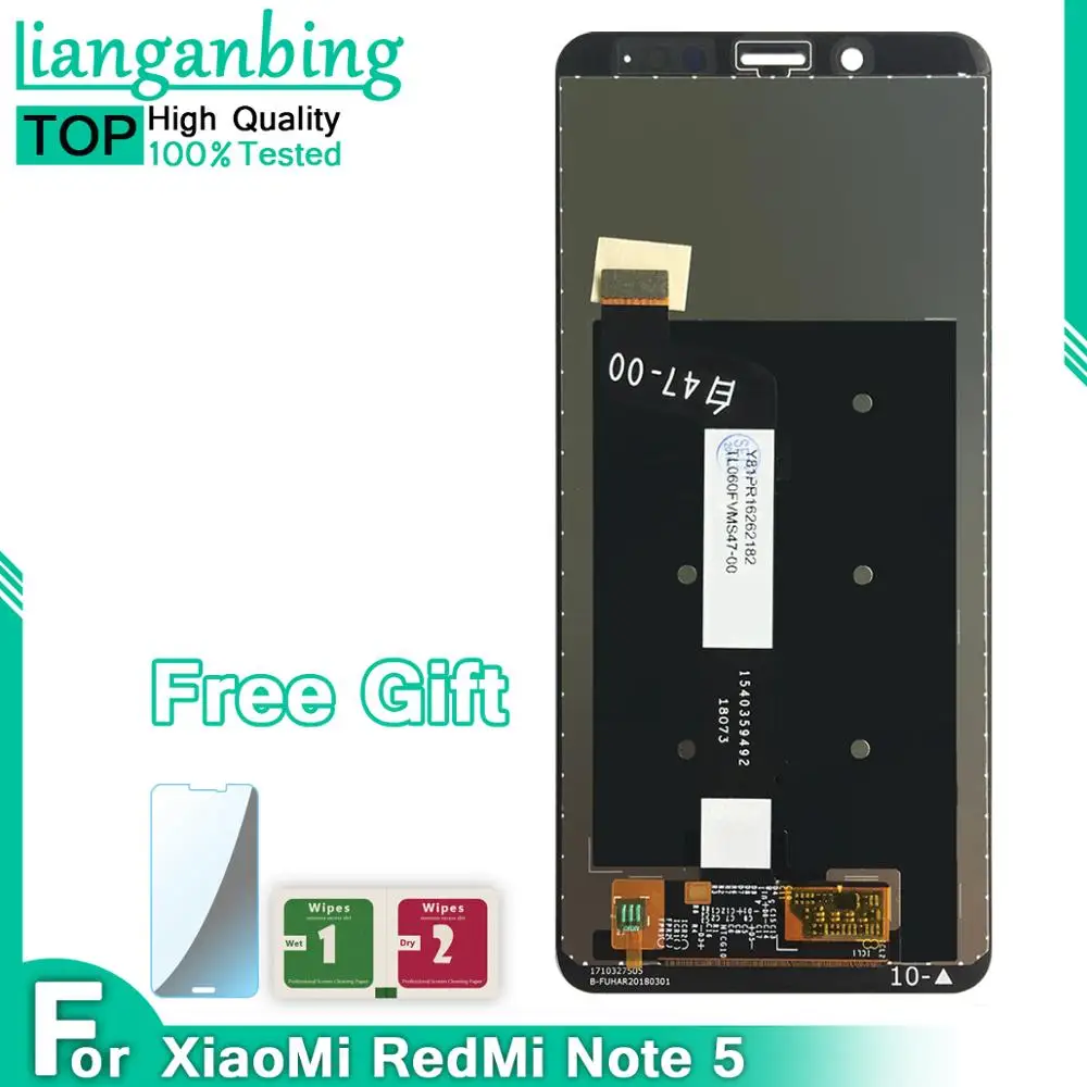 ЖК-дисплей для Xiaomi Redmi Note 5 сенсорный экран с дигитайзером в сборе замены