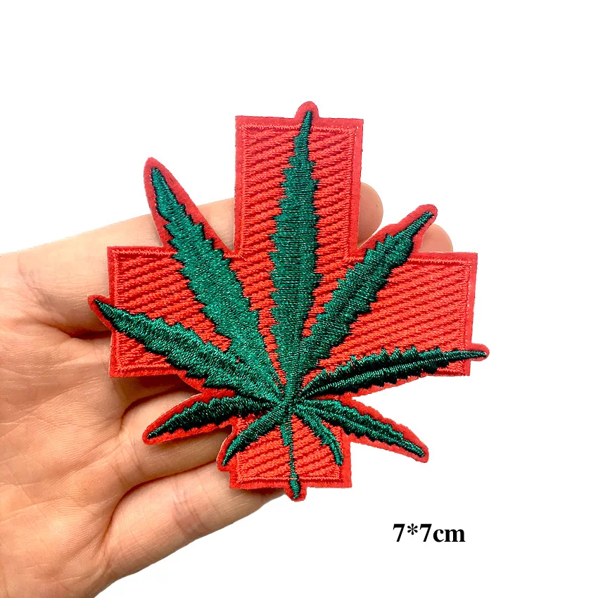 1 шт. нашивки с зелеными листьями аппликация для утюга одежды модная брендовая
