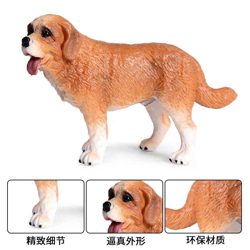 Сенбернар фигурки животных коллекционные игрушки собака экшн-фигурки | Игрушки и
