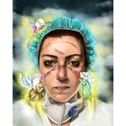 Алмазная живопись врач-медсестра 5d Сделай Сам мозаика полностью квадратная круглая Дрель Алмаз Стразы Алмазная вышивка картины