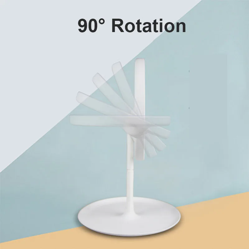 Перезаряжаемое зеркало для макияжа светильник с регулируемым на 90 градусов