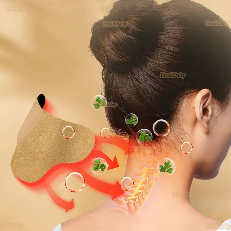 12 шт. имбирь пластырь для прижигания шейного отдела позвоночника наклейки колено