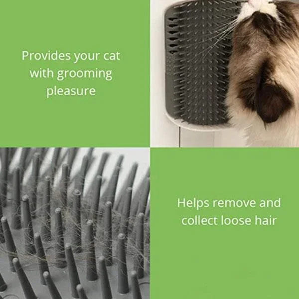 Кошка настенная угловая Массажная щетка для домашних животных кошки самогруша