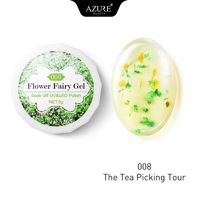 24 Azure beauty Платиновые Блестки УФ-гель для ногтей Блестящие Блестки Гибридный гель светодиодный впитывающий эмаль для ногтей Полупостоянный светодиодный гель эмаль - Цвет: 24