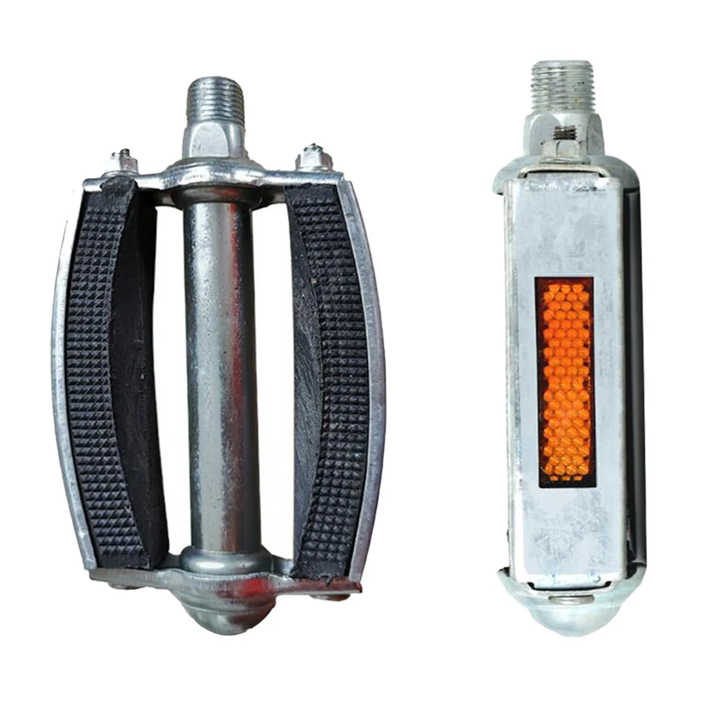 Классический ластик блок велосипедные педали с отражателем 9/16 'стальной