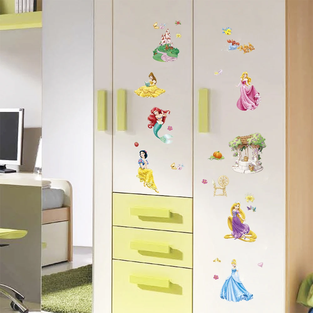 Фото Disney Snow White Sofia Rapunzel Cinderella Princess Wall Stickers For Home Decor Kids Room Girls Bedroom Mural Art Decals Дом и сад Disney Snow White Sofia Rapunzel Cinderella Princess Wall Stickers For Home Decor Kids Room Girls Bedroom Mural Art Decals Дом и сад
