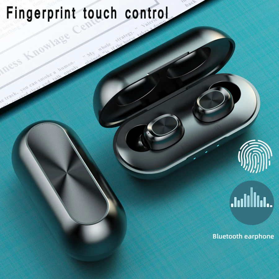TWS V5.0 Bluetooth наушники Беспроводная гарнитура спортивные беспроводные стерео наушники HIFI наушники с микрофоном для телефона