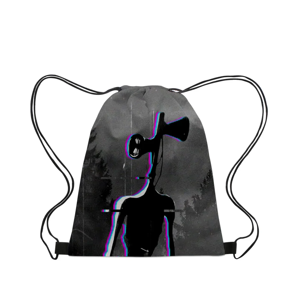 

Sirenhead Siren Head Sakura Sports Leisure Men's And Women's Shoulder Closure Simple Drawstring Bag