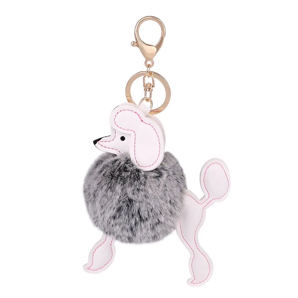 Новинка милый длинный ободок для волос брелок красочная пушистая помпон дамская