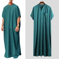top selling product in 2021 new muslim middle east arab dubai dress malaysia mens shirt muslim robe mens clothing