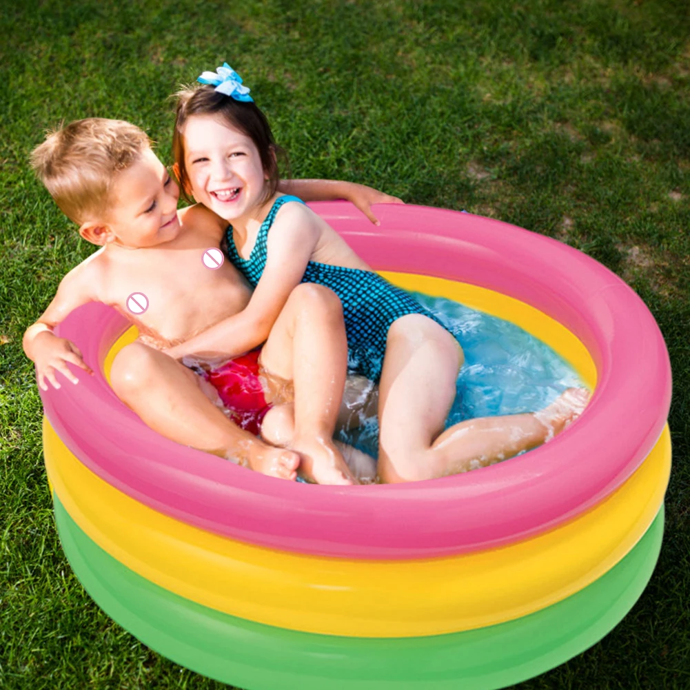 

Inflatable Swimming Pool Square Kids Children Home Use Paddling Reservoir Portable Foldable Children Adult Bathing Tub