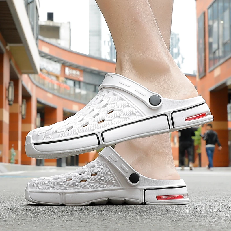 

Men Beach Sandals Summer Male Wading Water Shoes Lightweight Breathable Quick Dry Outdoor Slippers