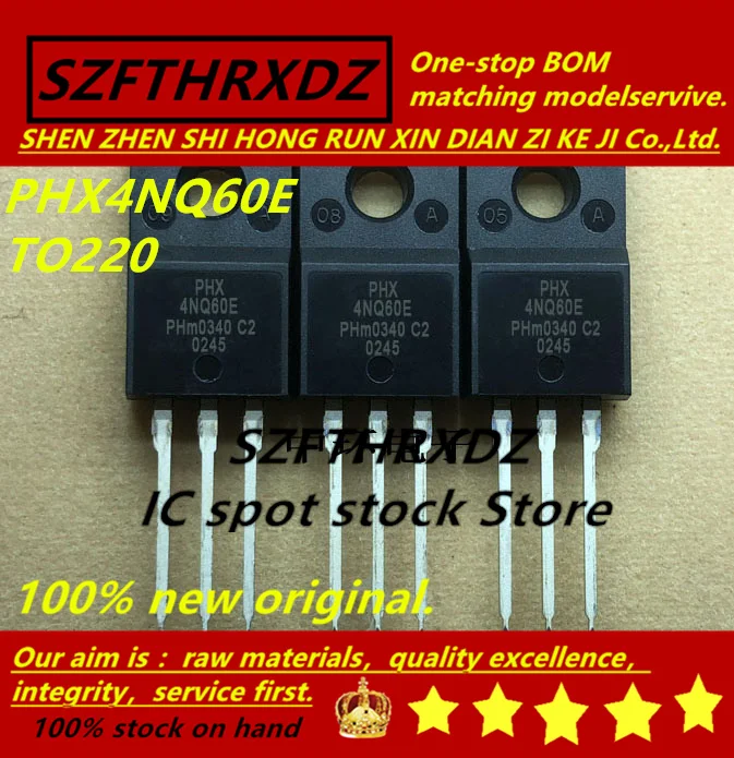 SZFTHRXDZ 100% Новый оригинальный (10 шт.) PHX4NQ60E 4NQ60E MBR3045CTG B3045G FQP17P10 STF26NM60N 26NM60N TO220 |