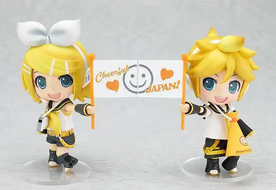 2 шт./компл. классический Vocaloid Idol GS Company Nendo Kagamine Rin Len 189 190 Веселая японская версия
