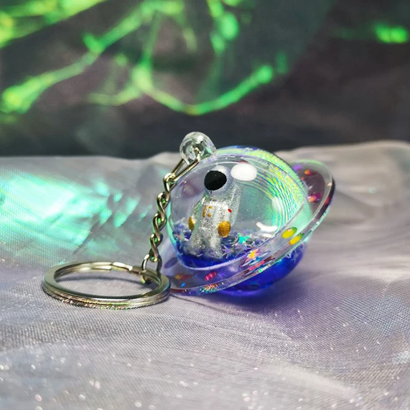

1pc Floating Astronaut Spaceman Star Earphone Accessories With Keychain