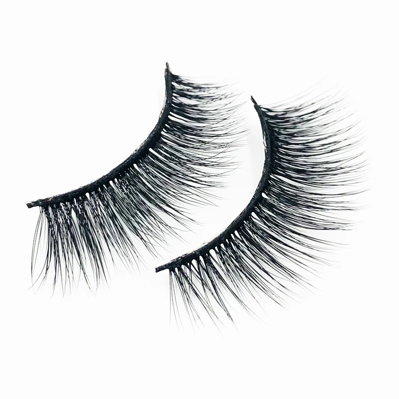 

Ресницы из норки ручной работы, 5 пар, 3D, 003, 100%