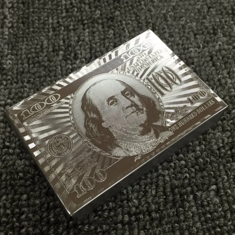 1 набор сертифицированных чистых 24 каратных новых позолоченных покерных