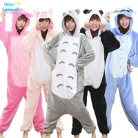 totoro kigurumi onesie adult animal unicorn pajamas suit warm soft stitch sleepwear onepiece winter jumpsuit pijama cosplay