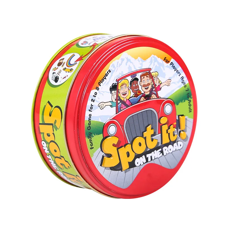Карточная игра Spot It алфавит ABCD настольные игры праздничные Dobler английская для