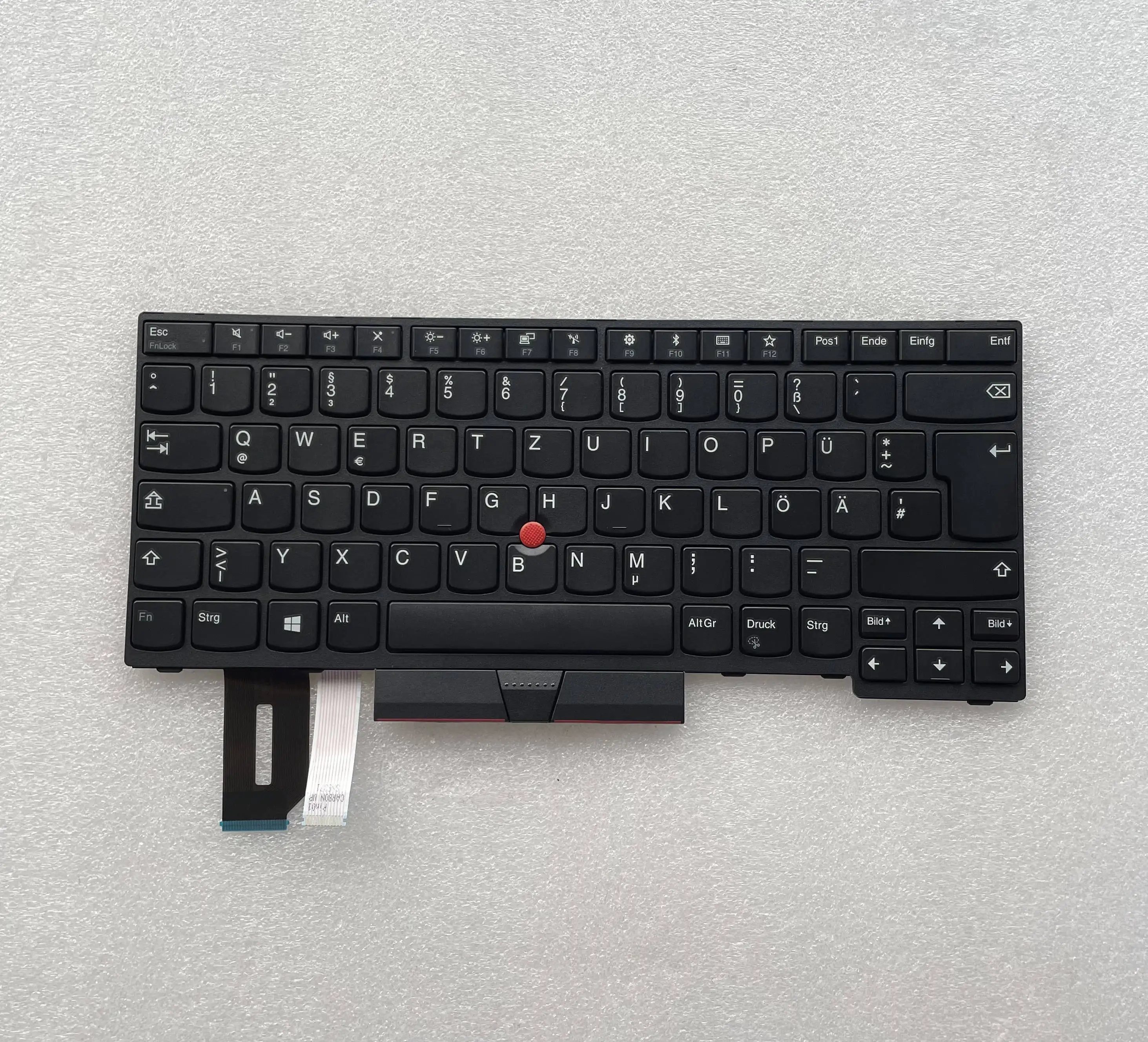 Клавиатура для ноутбука Lenovo Thinkpad E480 E490 R480 R490 L490 (черная левая и правая клавиши)