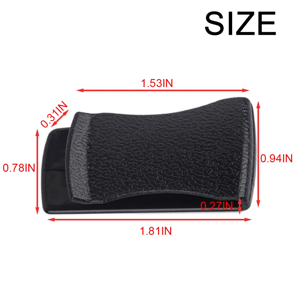 

2 Pcs/set PC Card Glasses Ticket Holder Auto Car Clip Black Dashboard Door Adhesive Clips Car Styling Accessories