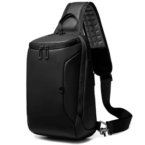 Мужские Водонепроницаемые сумки через плечо inrnn, сумка-мессенджер с USB-зарядкой, деловая сумка через плечо, Мужская нагрудная сумка на одно плечо