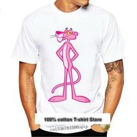 camiseta de dibujos animados retro para hombre y mujer camisa unisex de moda pantera rosa 80