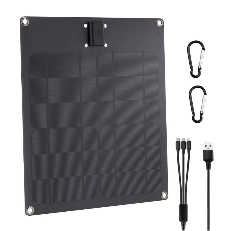 

15W 5V Monocrystalline Silicon Solar Panel Outdoor Portable Mobile Phone Sports Camera Mobile Power Solar Charger