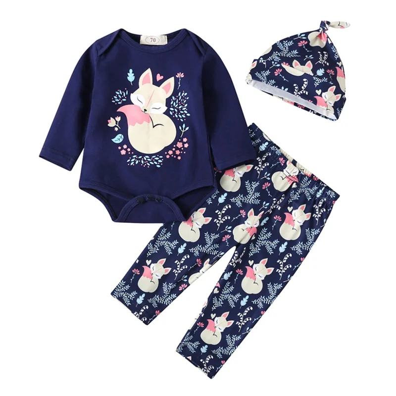 Комбинезоны для маленьких девочек комплект из трех предметов комбинезоны с