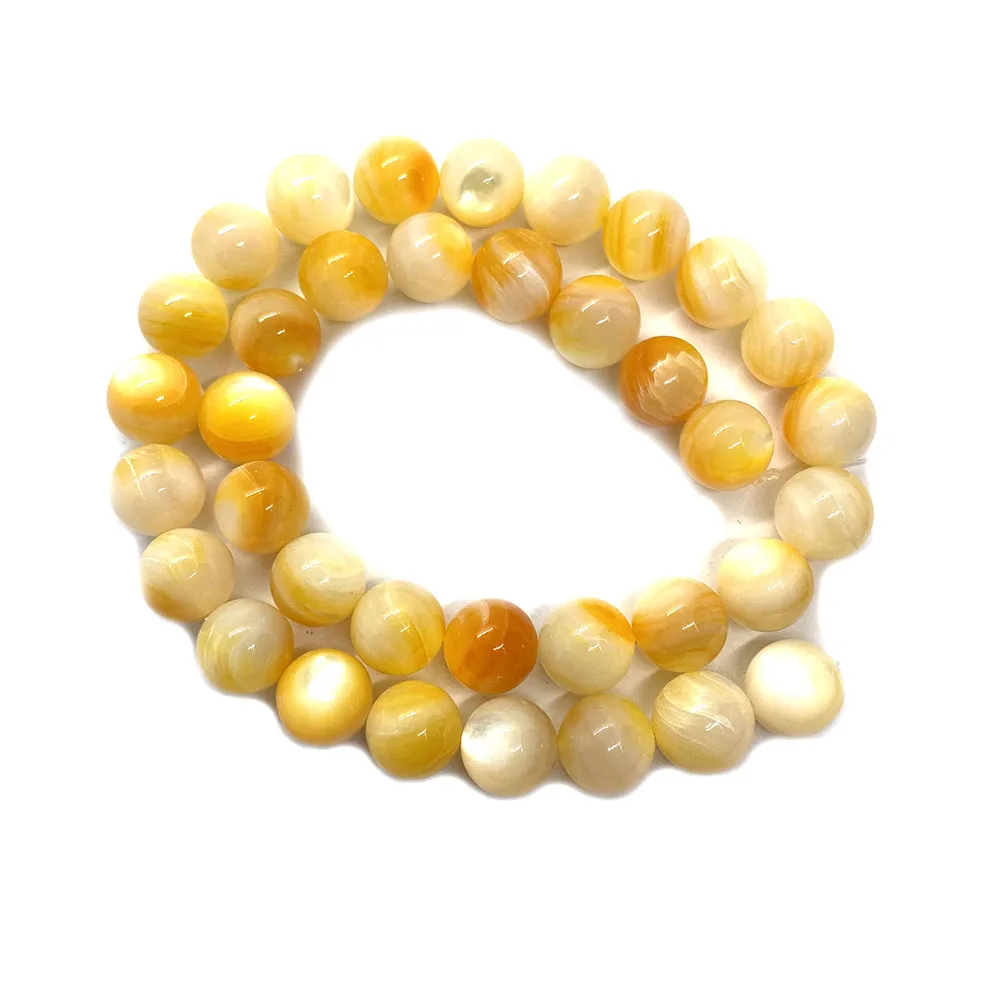 Натуральные морские ракушки золотые бусины перламутровые свободные модные