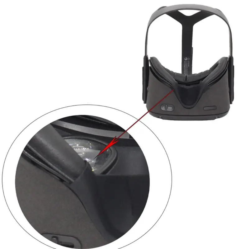 

Soft Sweat-proof Eye Mask Pad Breathable Eye Cover for Oculus Quest Case Frame VR Headset Accessories