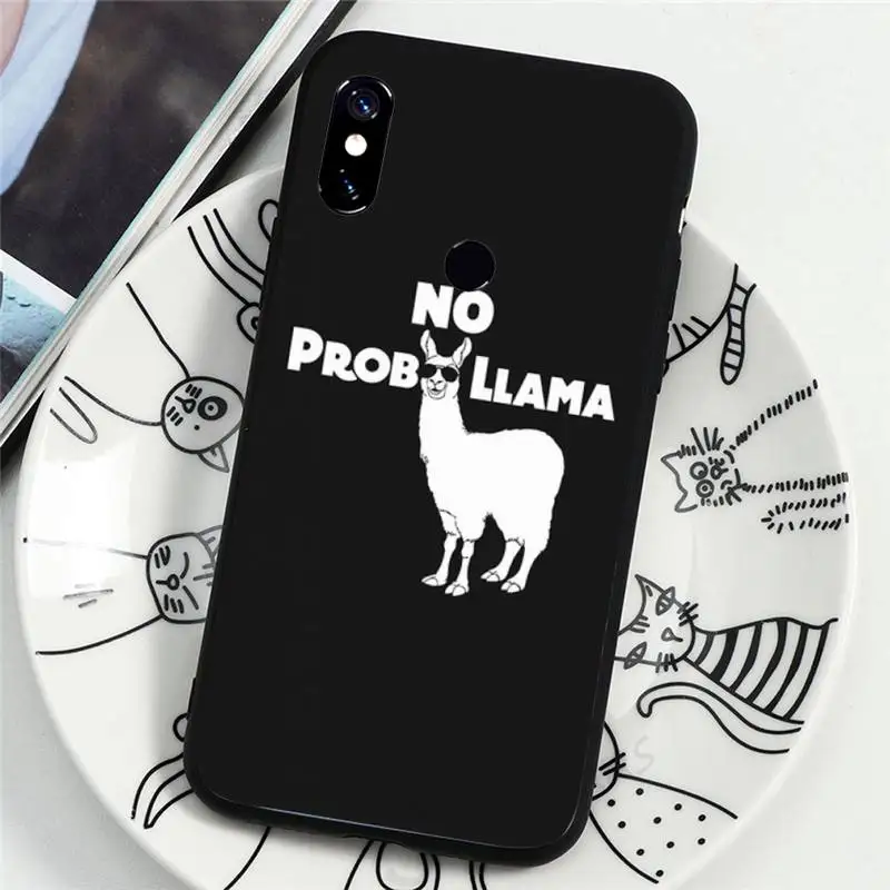 

Cut Alpaca Sheep Phone Case For Xiaomi Redmi Note 4 4x 5 6 7 8 pro S2 PLUS 6A PRO