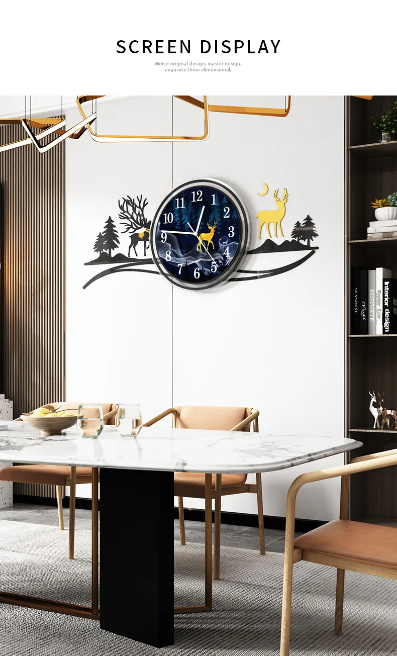 MEISD 3D Mirror Sticker Kitchen Clock Wall Modern Quartz Silent Watch Large Self Adhesive Horloge Home Decoration Free Shipping