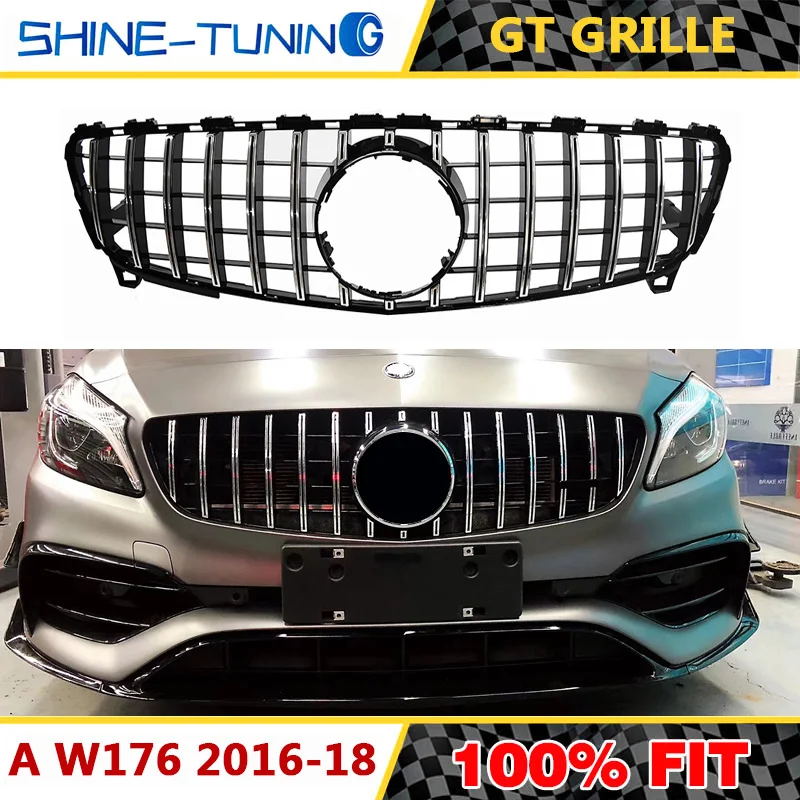 Передняя решетка подходящая для нового A C E GLA GLC class GT R GTR W176 W204 W212 W213 W207 без эмблемы