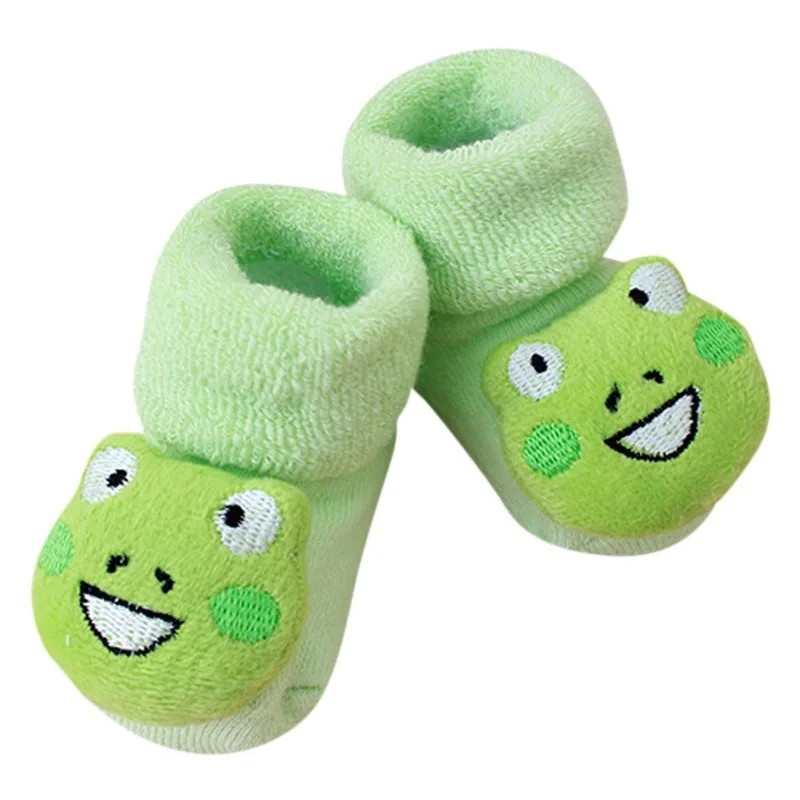 

Cartoon Anti-Slip Warm Socks Slipper Baby Kids Girls Boys Cotton Sock Slippers Warm Toddler Animal Infant Soft Socks