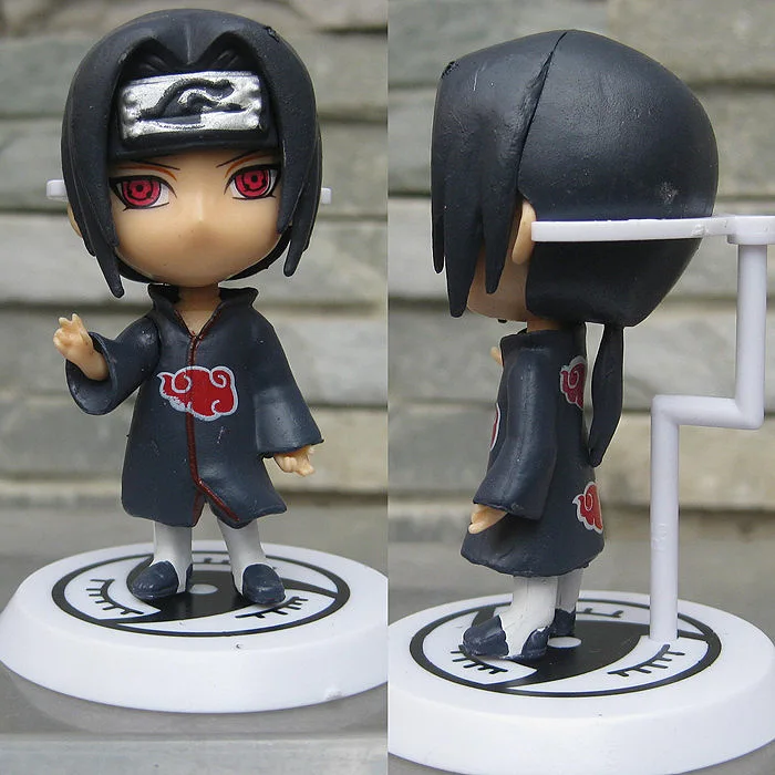 Экшн фигурка Naruto Itachi Gaara Sasuke mini Q ver 6 шт./лот см кукла игрушка из ПВХ подарки подарок